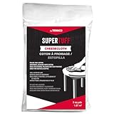 Trimaco SuperTuff 100-Percent Cotton Bleached Cheesecloth, 2-Square Yard White