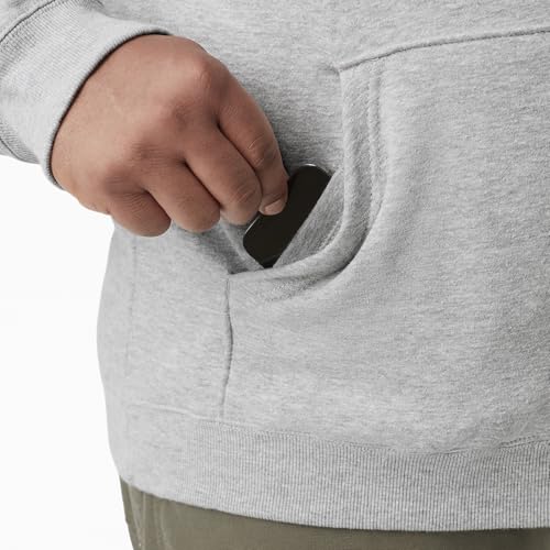 Dickies Midweight Fleece Zip Hoodie Heathered Gray - image 9