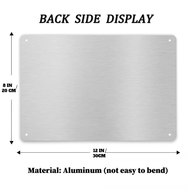 Metal Sign, Prohibition Sign No Fishing Sign No Fishing Se Prohibe Pescar Rust Free with 4 Pre-drilled Holes Waterproof, Fade and Scratch Resistant, Suitable for Indoor and Outdoor 8 x 12 Inch