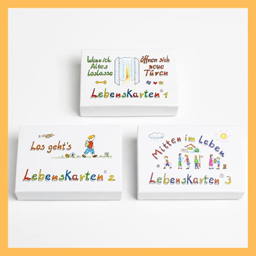 Lebenskarten Gesamtpaket (216 Karten) – Serien 1, 2 & 3 für Achtsamkeit, inneres Kind, Selbstliebe & Veränderung – Coaching- & Affirmationskarten Set | Geschenk für Frauen und als Mutmacher