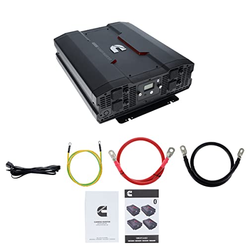 Cummins CMN4000W 4000 Watts Power Inverter Modified Sine Wave Truck Inverter 12 Volts To 110 Volts Four Ac Outlets Two Usb Ports (Plus Cable Kit)- Cmn4000W thumb #1