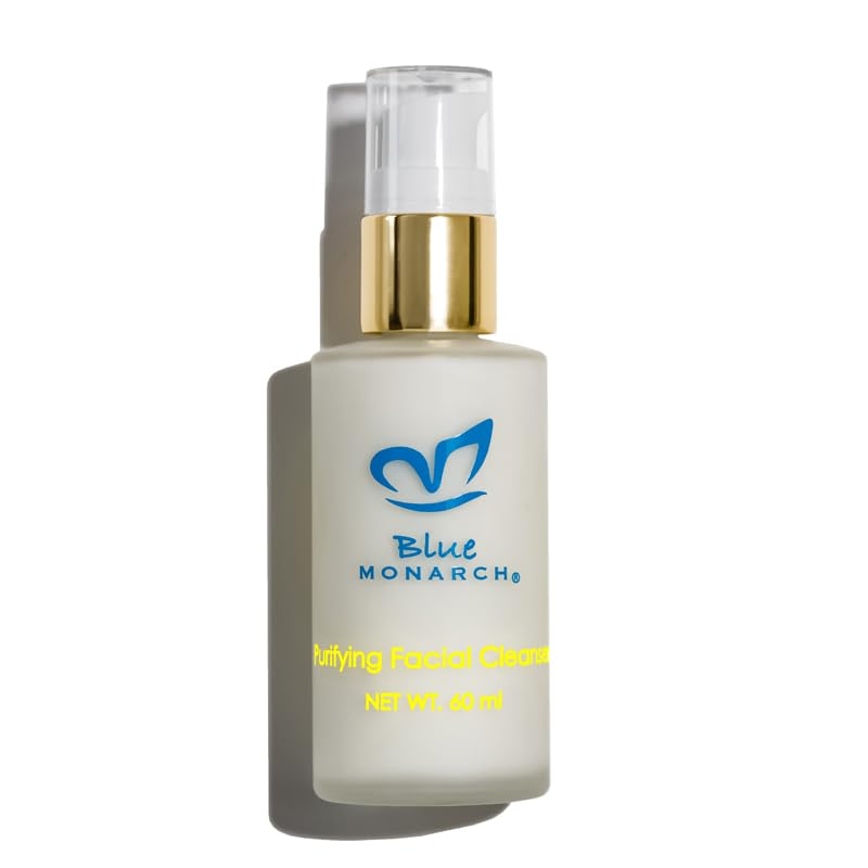 Purifying Facial Cleanser & Silk Sea Sponge for Normal to Oily Skin, Leaves Skin Smooth, Nourished, Refreshed and Clean| All-Natural Ingredients, Vegan, Cruelty-Free (60ml)-