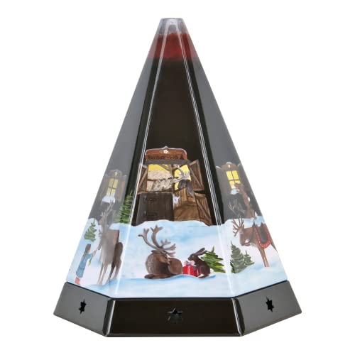 Crottendorfer Räucherpyramide aus Metall mit Räucherkerzenhalter
