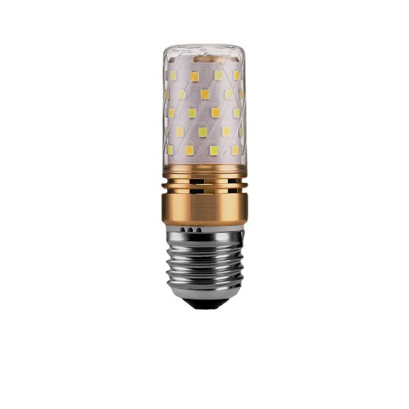 HHF Home Lighting, Pack of 10, LED Corn Bulb E27 Screw Corn Light Household Lighting Bulb Pendant Light Source(White,12W E27)