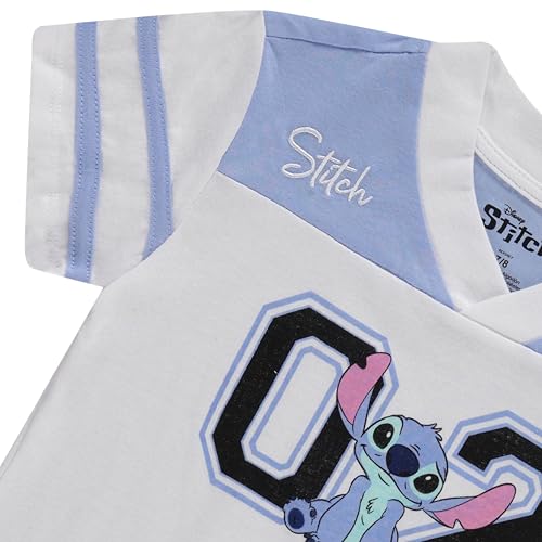 Disney Girls Lilo & Stitch Sports Graphic T-Shirt – Soccer and Volleyball Jersey, Sizes 4-16 6