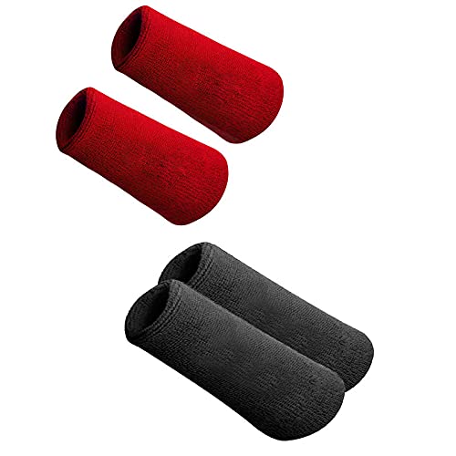 R LON Workout Sweat/Wrist Band for All Sports Like Hocky,Tennis,TT,Running.Weight Lifting with Super Sweat Absorbent Free Size for Men & Women (Pack of 2 Pair) a3 (B09DVW6FDR) Amazon Price History, Amazon Price Tracker