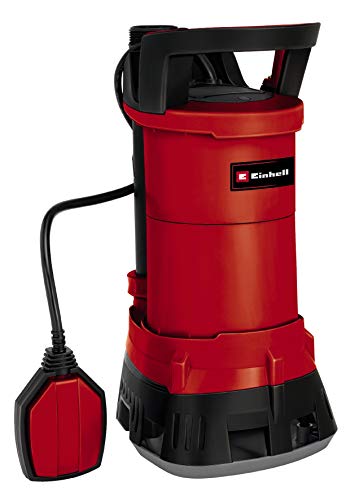 Einhell GE-DP 3925 ECO- Bomba de aguas sucias (390W, capacidad de 10.000l/h, profundidad max. de inversión 7m, conexión de manguera 47.8mm, cuerpos extraños hasta 25 mm)