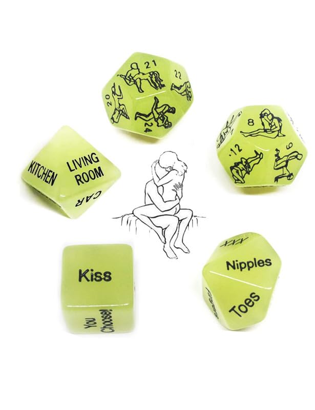 WreGmgg 5 Tuercas Luminosas Multifuncionales, Luminosas Nocturnas, Accesorios De Juego, Adecuadas para Principiantes Y Parejas - H17