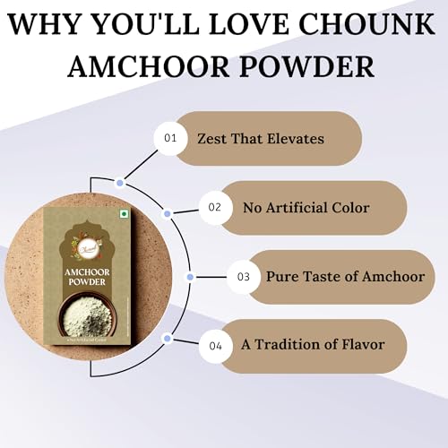 Image of Chounk Natural amchur powder 100gm | Dry Mango Powders with No Added Flavors & No Preservatives | Aam Powder | Amchoor Powder Masala