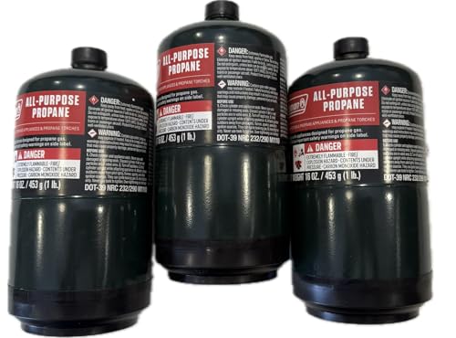 Propane Replacement Fuel Cylinders Camping- 16 Oz (3 Pack) Factor...