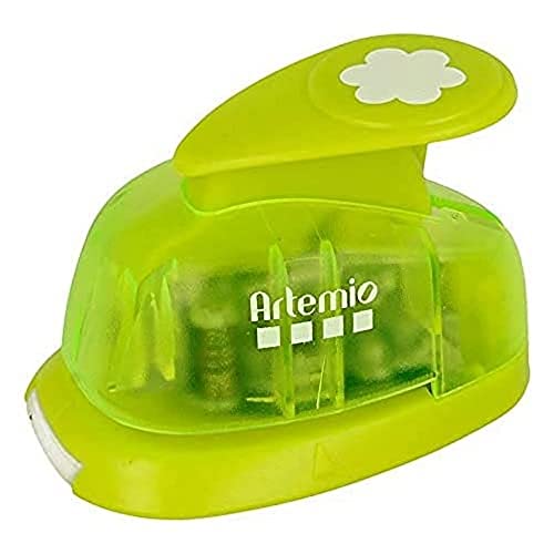 Artemio VIHCP141 Petite Perforatrice à Levier Fleur Plastique Multicolore 8,5 x 5 x 12 cm