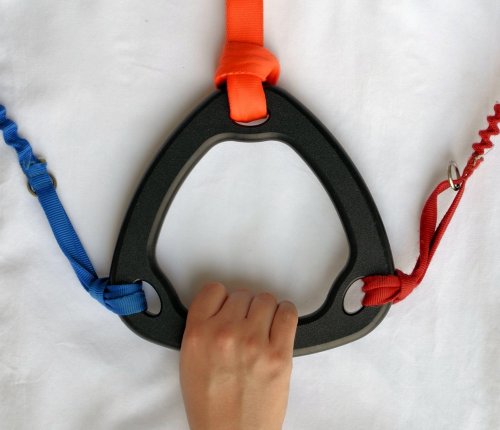 Triple Dog Leash Handle, 3 Way Dog Coupler Uturn Handle With Which You Can Walk 3 Dogs On 3 Leashes And Untangle In Seconds. Dolphin Grey. #TOP1