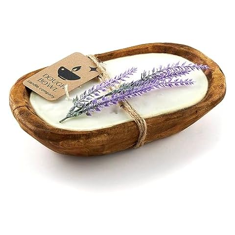 Dough Bowl Candle Company Lavender 3 Wick Candle Cover