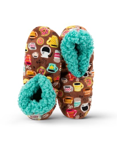 Image of Lazy One Fuzzy Slipper Socks for Women, Fleece House Slippers, Indoor Socks
