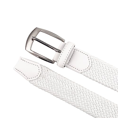 Image of Fabio Valenti Canvas Elastic Fabric Woven Stretch Braided Belts for Men Women Junior with Multicolored /Full Sizes