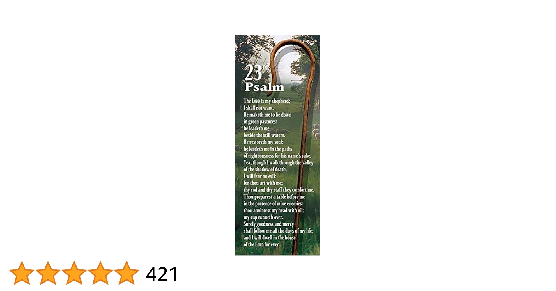 amazon-com-christian-bookmarks-shepherd-s-staff-23rd-psalm-inspirational-religious-bookmarks-for-teens-men-or-women-standard-design-6-5-x-2-bible-bookmarks-with-scriptures-package-of-25-office-products for Free Printable Psalm 23 Bookmark Amazon.com : Christian Bookmarks - Shepherd's Staff - 23rd Psalm - Inspirational Religious Bookmarks for Teens, Men or Women - Standard Design - 6.5