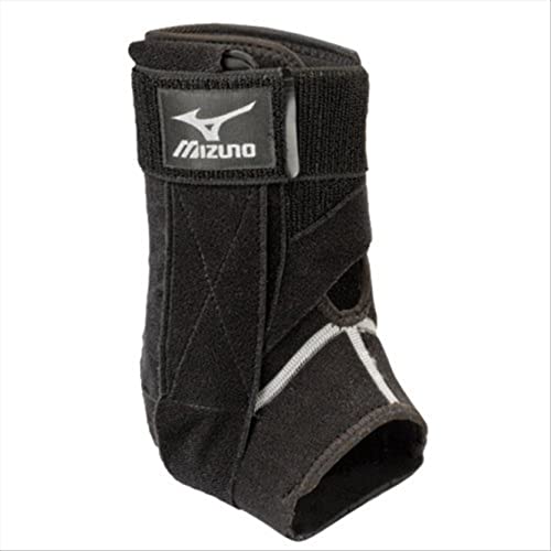 Mizuno Dxs2 Right Ankle Brace, Black, Medium #TOP22