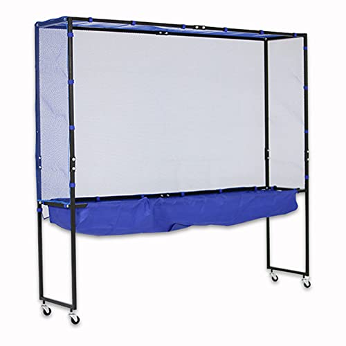 MMUY-1 Red De Captura De Pelota De Ping-Pong con Rueda, Red De Colección De Práctica De Ping-Pong con Soporte, para Servicio Y Conjunto De Práctica De Entrenamiento para Un Jugador Cover