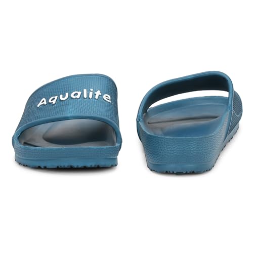 Image of Aqualite NEO-254 Men Slides Slipper with Slip-on wear, Comfort and Flat Base Flipflop for dailywear uses.