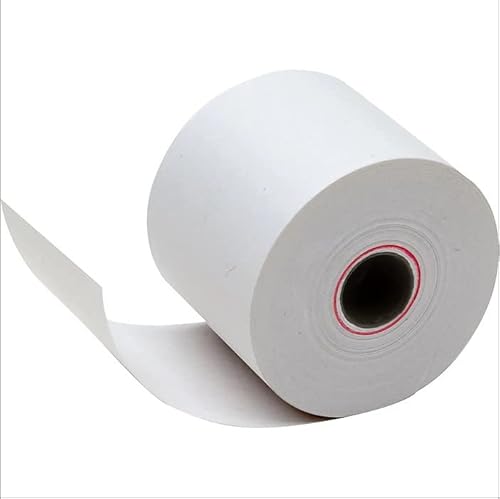 Victor 7050 3-PACK Compact White Paper Rolls For Handheld And Portable Printing Calculators/Adding Machines/Ink Print Cash Registers 2.25 Inch W X 150' Ft thumb #1
