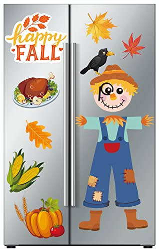 Set de 21 imanes decorativos de otoño para refrigerador miniatura 1