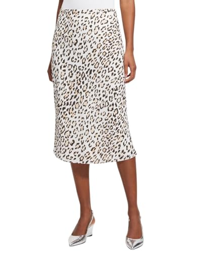 Theory Women's Leopard Slip Skirt
