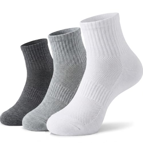 Image of Men's Cotton Rich Ankle Socks Unisex | Soft, Skin Friendly, Terry Cushioned & Breathable | Fits UK 5-11| Combo Packs
