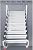 LYNMTPJ Alloy Attic Access Ladder Concertina Loft Ladder Household Invisible Loft Ladder Pull-Down Manual Folding Ladder Sturdy and Reliable Loft Stairs Stable Load-Bearing (3.5 3.8m/140)