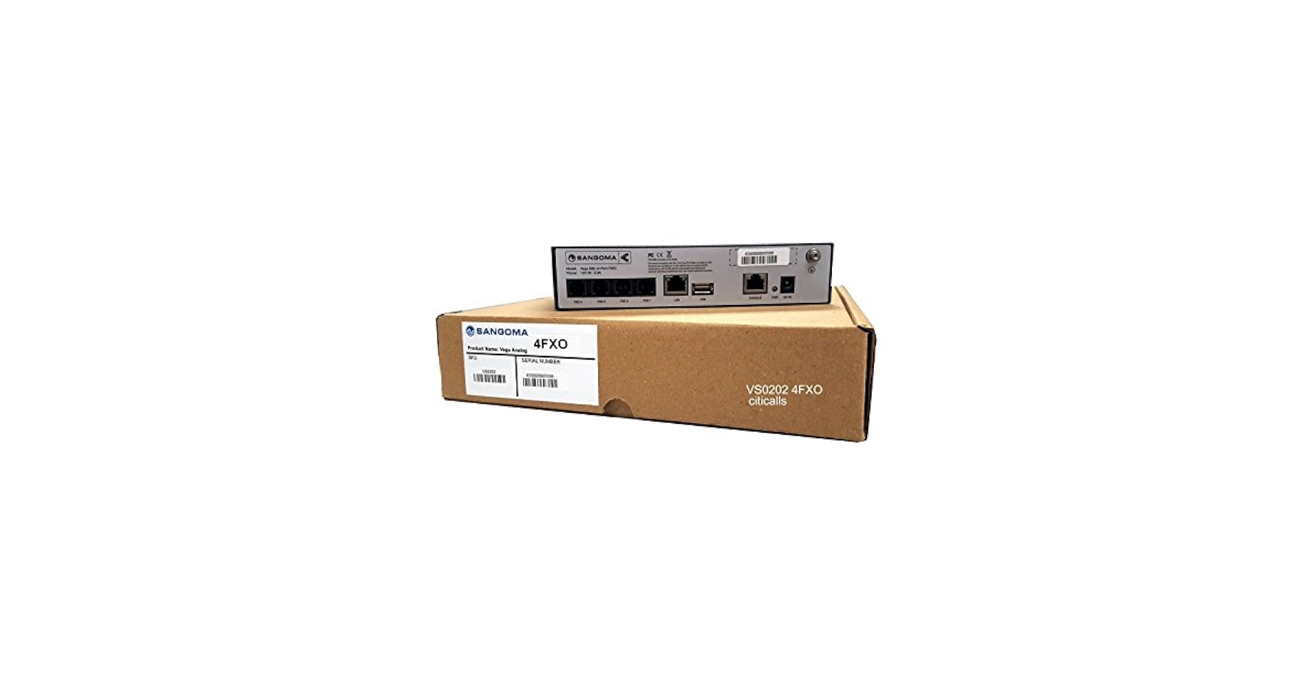 Amazon.com: Sangoma Vega VS0202 60G-0004 4 Port FXO SIP T.38