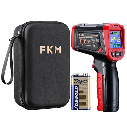 Infrared Thermometer Gun- FKM Digital Temperature Gun with Patented Circular Laser, Non Contact...