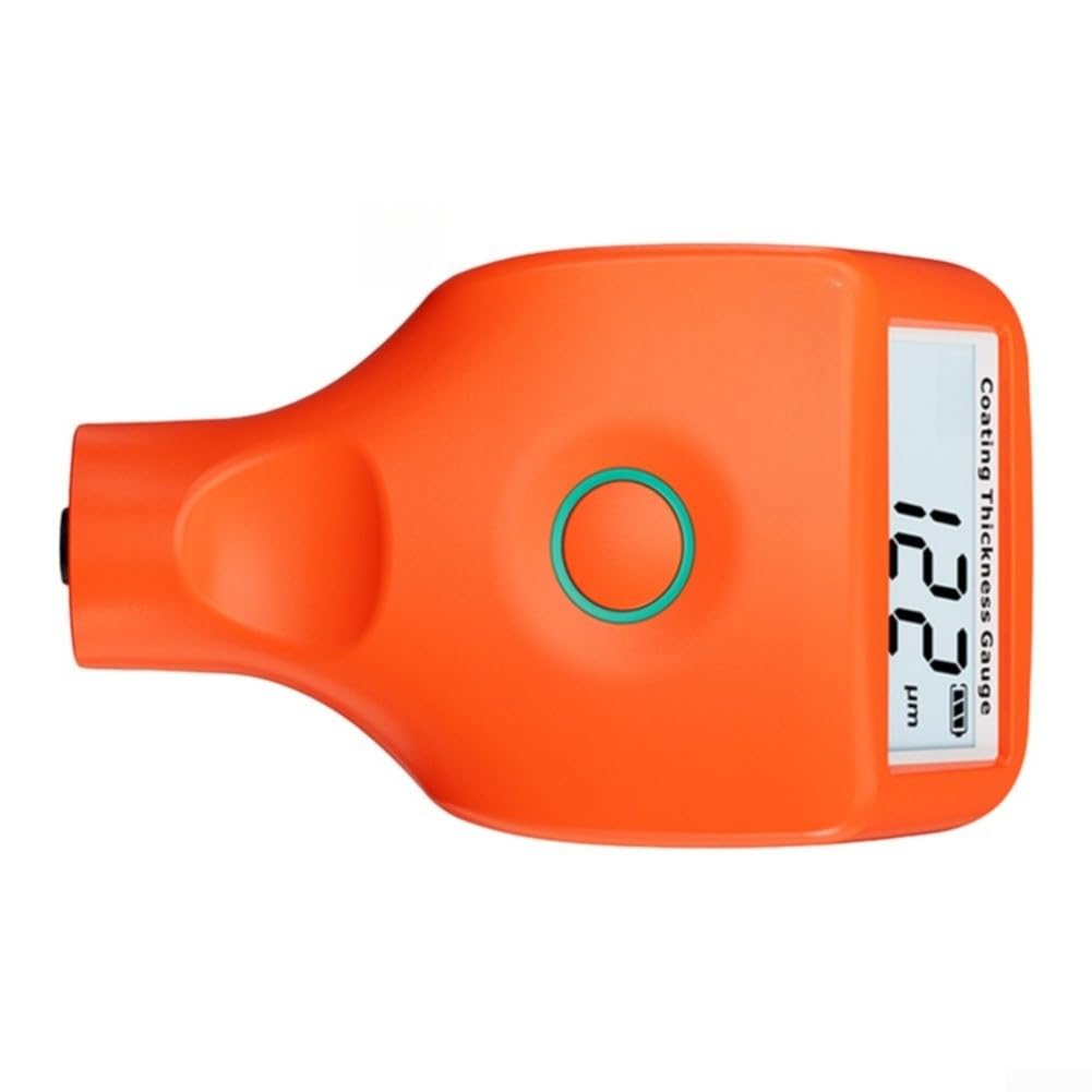 Schichtdickenmessgerät YHT46 Lackmessgerät Auto mit FE/NFE Erkennung - Präzises Handheld Gerät für Gebrauchtwagenkäufer - LCD Display 6.5x10.6cm(orange)