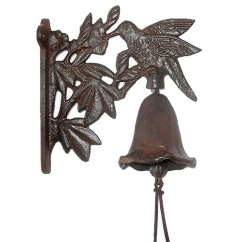 Hogar y Mas Campana Pared Entrada Hierro Fundido 15X15X8CM