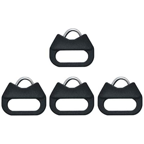 VKO Lug Ring Camera Strap Triangle Split Ring Hook Plastic Cap Compatible with All Brand D-SLR Rangefinder Mirrorless Camera W/Round Eyelet(2 Pair) Cover