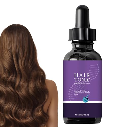 Tónico Capilar – Sérum Crecimiento Cabello, Gotas Reparadoras Nutritivas Para Cuero Cabelludo | Solución Contra La Caída | Tratamiento Engrosador 30ml Para Cabello Más Saludable & Abundante | Hombres