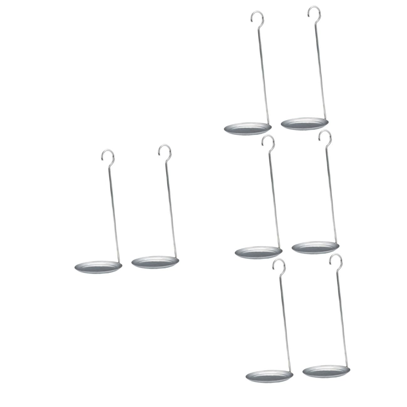 Alipis 8piezas Cuchara De Freír Inoxidable Utensilios De Cocina Para Pancakes y Snacks Diseño y Mango Metálico Para Freír y