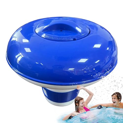 Dispensador de cloro para piscina | Dispensador de tabletas flotantes de cloro | Soporte para tabletas de piscina y spa, soporte para tabletas de gran capacidad