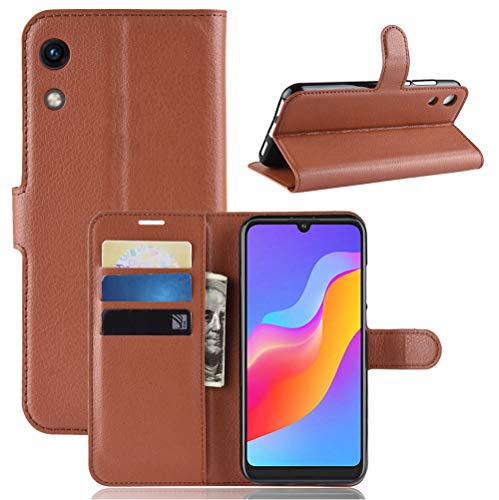HUAWEI Honor Play 8A Hülle,HUAWEI Honor Play 8A Lederhülle,Handyhülle im Brieftasche-Stil für HUAWEI Honor Play 8A.Schutzhülle mit [TPU Innenschale] [Standfunktion] [Kartenfach] [Magnetverschluss]