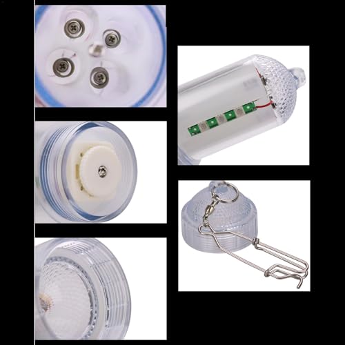 Luz LED de señuelo de pesca nocturna ideal para kayak y canoa en el mar 6