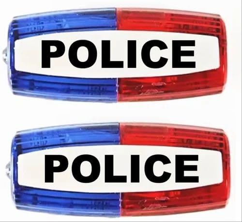 Shoulder Light Police LED Flashing Warning Shoulder Light Safety Clip lamp with Flashlight Lighting Function for Outdoor Rescue,Traffic Guidance,Security patrols,Cycling,Night Run 1ps