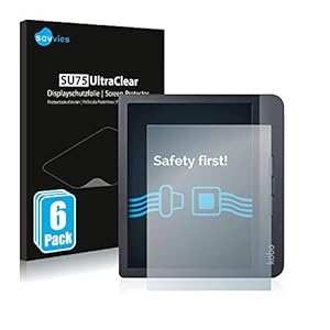 savvies 6-Pezzi Pellicola Protettiva Compatibile con Kobo Libra H2O Protezione Schermo Trasparente