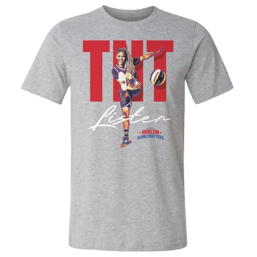 500 LEVEL TNT Lister Harlem Globetrotters Pass Shirt (Heather Gray XXX-Large)
