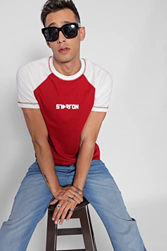 Image of Trendy Men's Round Neck T-Shirt Pure Pre Combed Cotton Bio-Washed 3D Print (STM-003)