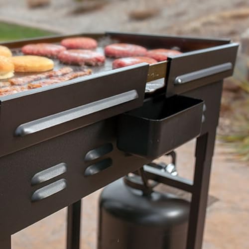 BLACKSTONE 5015 Griddle Wind Guards for 36 Inch Griddle Front and Rear Grease Model Premium Grill Accessories Heavy Duty Easy to Use and Clean Black Wind Screen for Outdoor Backyard BBQ Cooking Black - image 2