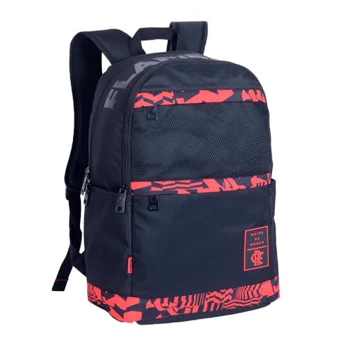 Mochila Flamengo Esportiva Juvenil Rubro-Negro