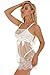 Unilove Sexy Babydoll Lingerie for Women Lace Babydoll Nightwear Chemise Lingerie(XL)