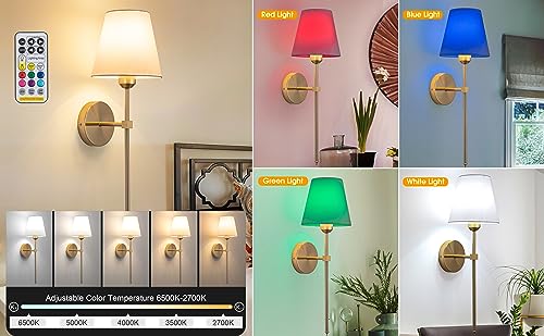 Jengush RO-01 Wall Sconces Lights, No Wiring Required thumb #1