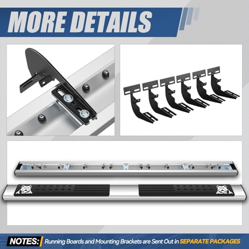 Estribos para Dodge Ram 1500 2500 3500 Classic 2009-2023 miniatura 6