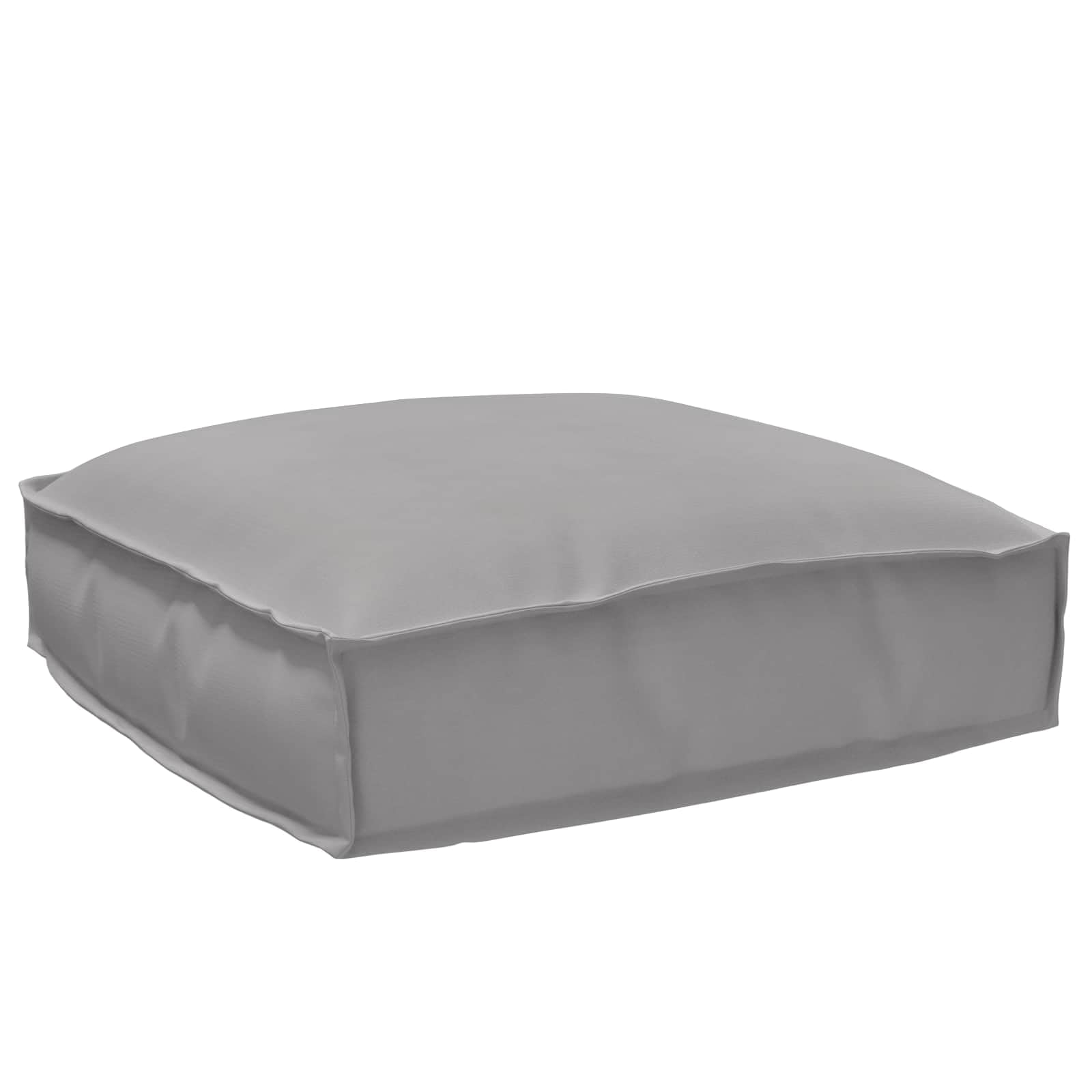 Coussin en tissu Oxford gris 50x50cm, l'alliance de l'élégance et de la robustesse