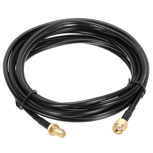 GTIWUNG Adaptateur RP SMA mâle-femelle, RG58 Câble Coaxial SMA 10m, Rallonge Antenne WLAN, Câble d'Extension pour Antenne Male/Femelle (50 Ohm)