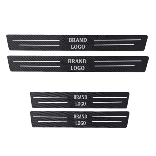 Image of WISKA Car Door Strip Carbon Fiber Wrap Sill Anti Scratch Stickers Tape Exterior Accessories All for A-Class, C-Class, E-Class, GLA, GLB, GLC, GLE, AMG C 43, AMG A35, EQB, EQC